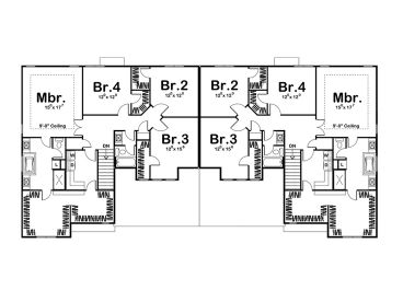 2nd Floor Plan, 050M-0007