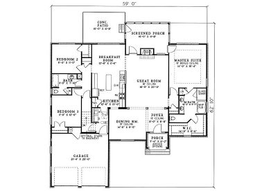 Floor Plan, 025H-0102