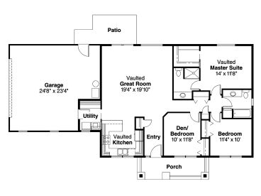 Floor Plan, 051H-0109