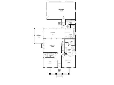 1st Floor Plan, 006H-0182