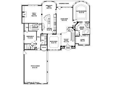 1st Floor Plan, 006H-0117