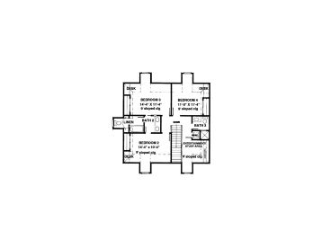 2nd Floor Plan, 054H-0018