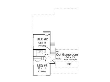 2nd Floor Plan, 059H-0130
