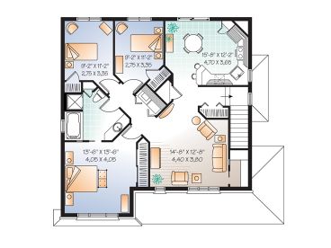 2nd Floor Plan, 027M-0029
