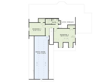 2nd Floor Plan, 025H-0251