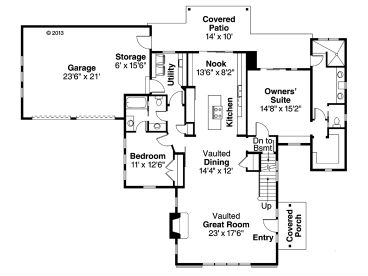 1st Floor Plan, 051H-0238