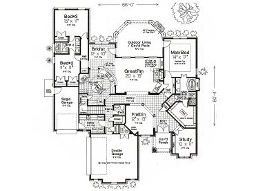1st Floor Plan, 002H-0053