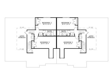 2nd Floor Plan, 025M-0063