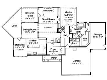 1st Floor Plan, 046H-0060