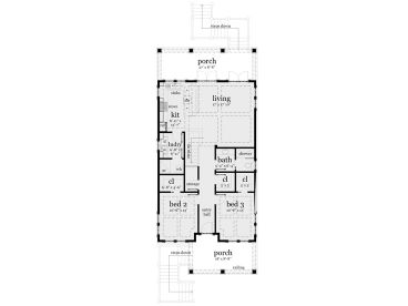 1st Floor Plan, 052H-0092