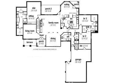 1st Floor Plan, 021H-0192