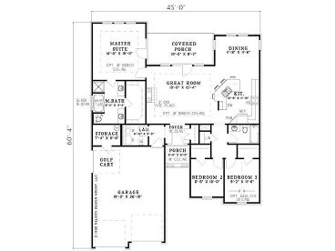 Floor Plan, 025H-0054