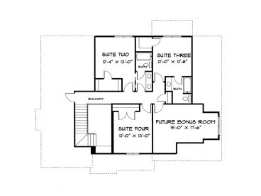 2nd Floor Plan, 029H-0018