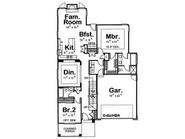 1st Floor Plan, 031H-0139