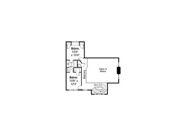 2nd Floor Plan, 051H-0333