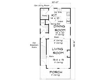 1st Floor Plan, 059H-0227
