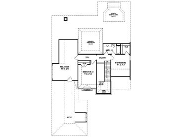 2nd Floor Plan, 006H-0110