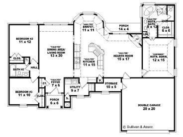 Floor Plan, 006H-0080