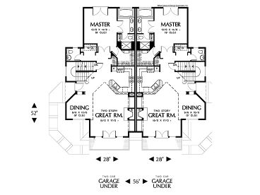1st Floor Plan, 034M-0010