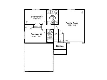 2nd Floor Plan, 023H-0164