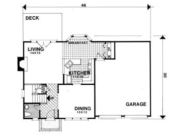 1st Floor Plan, 007H-0023