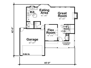 1st Floor Plan, 031H-0255