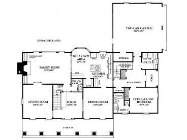 1st Floor Plan, 063H-0060