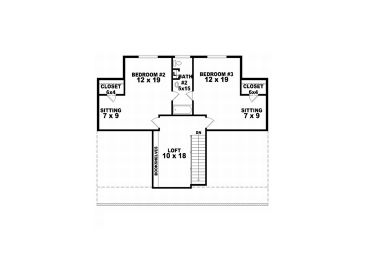 2nd Floor Plan, 006H-0056