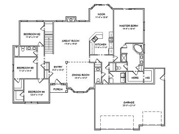 Floor Plan, 048H-0020