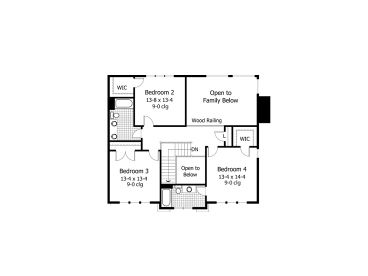 2nd Floor Plan, 023H-0052