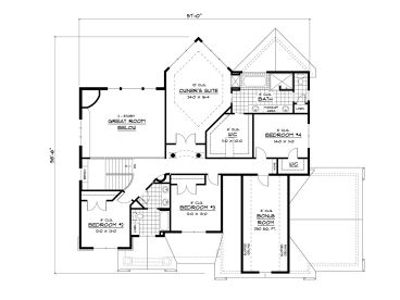 2nd Floor Plan, 023H-0082