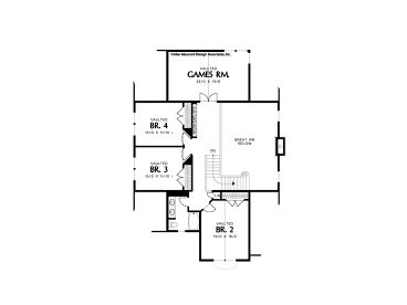 2nd Floor Plan, 034H-0043