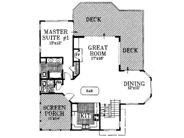 2nd Floor Plan, 041H-0026