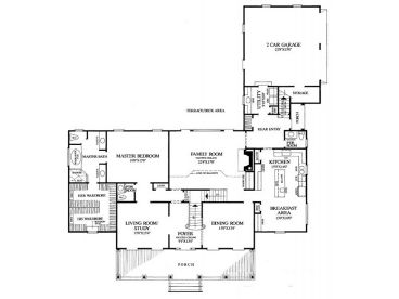1st Floor Plan, 063H-0010