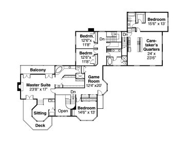 2nd Floor Plan, 051H-0004