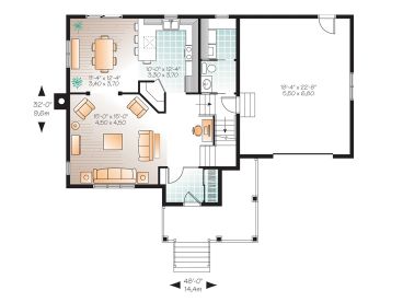 1st Floor Plan, 027H-0309
