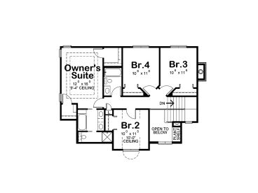 2nd Floor Plan, 031H-0255
