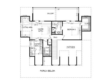 2nd Floor Plan, 062H-0031
