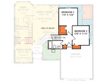 2nd Floor Plan, 059H-0031