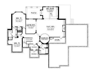 2nd Floor Plan, 020H-0309