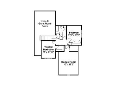 2nd Floor Plan, 051Hh-0108