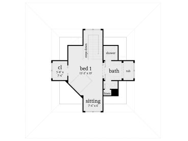 2nd Floor Plan, 052H-0062