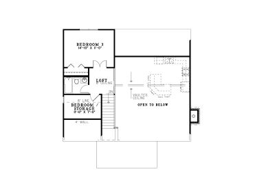 2nd Floor Plan, 025H-0157