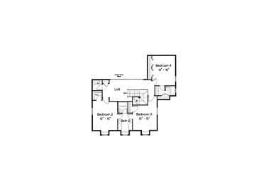 2nd Floor Plan, 043H-0203