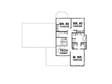 2nd Floor Plan, 016H-0057