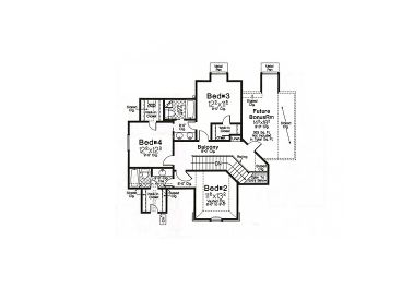 2nd Floor Plan, 002H-0046
