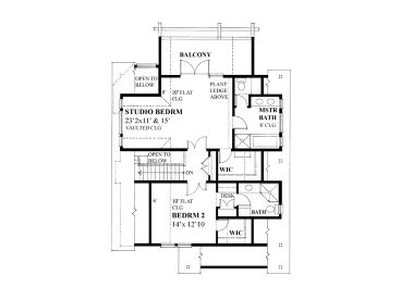 2nd Floor Plan, 010H-0023