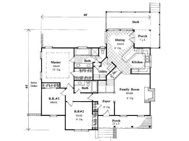 Floor Plan, 030H-0024