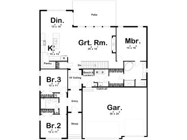 Floor Plan, 050H-0393