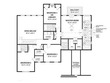 2nd Floor Plan, 007H-0083